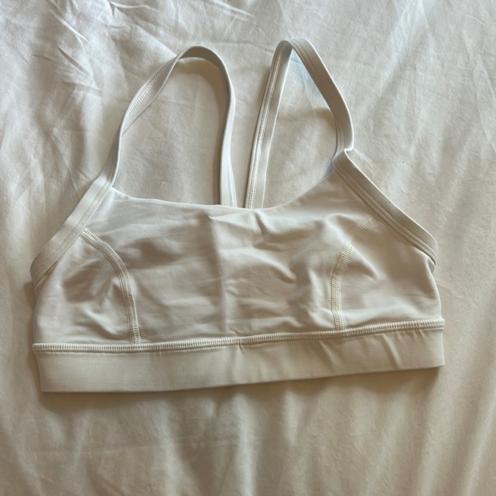 Lululemon sports bra in white size 2